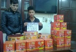 Công an mật phục bắt kẻ buôn pháo